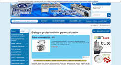 Desktop Screenshot of gastrosance.cz